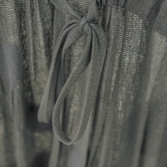 Sarah Pacini Grey Geometric Mesh-Knit Dress - Picture 5 of 6